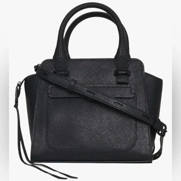 Rebecca Minkoff Micro Avery Tote Bag Black NWOT - Picture 3 of 13